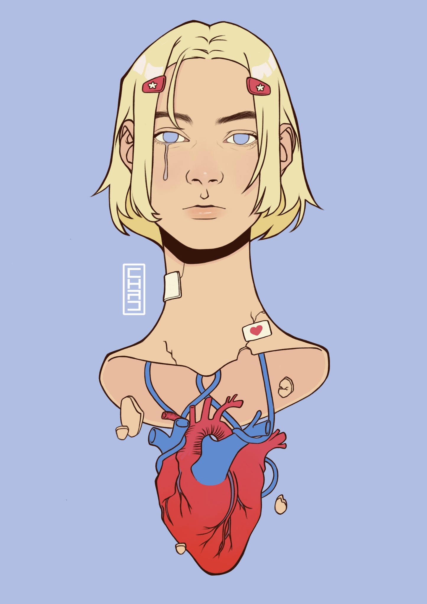 Broken Heart Print