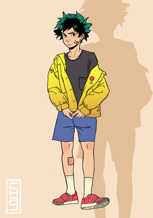 Deku Style Print