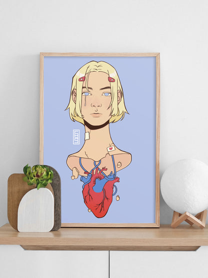 Broken Heart Print