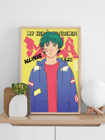 Deku Graffiti Print